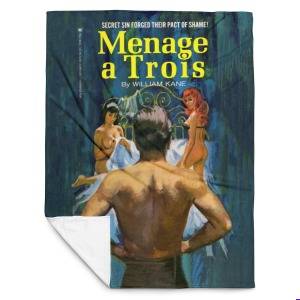 Menage a Trois Throw Blanket
