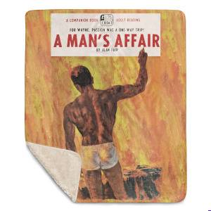 A Man’s Affair Sherpa blanket